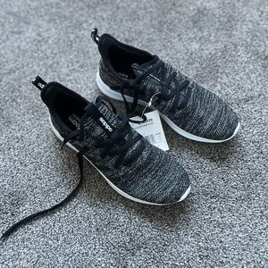 Cloud foam adidas Black and White Knit Women's Sneakers